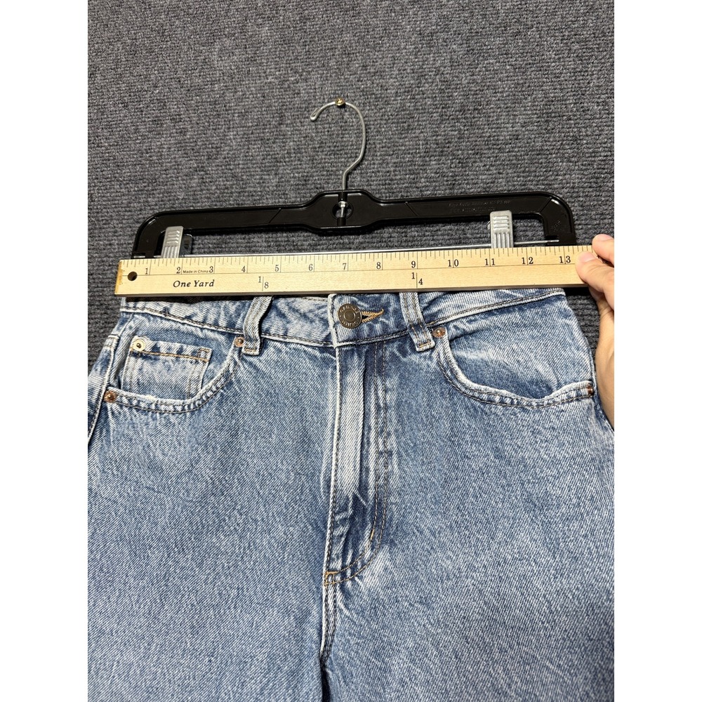 Garage Denim Jeans Women 0 Blue Street Wide Leg High Rise 100067418 - Picture 6 of 11